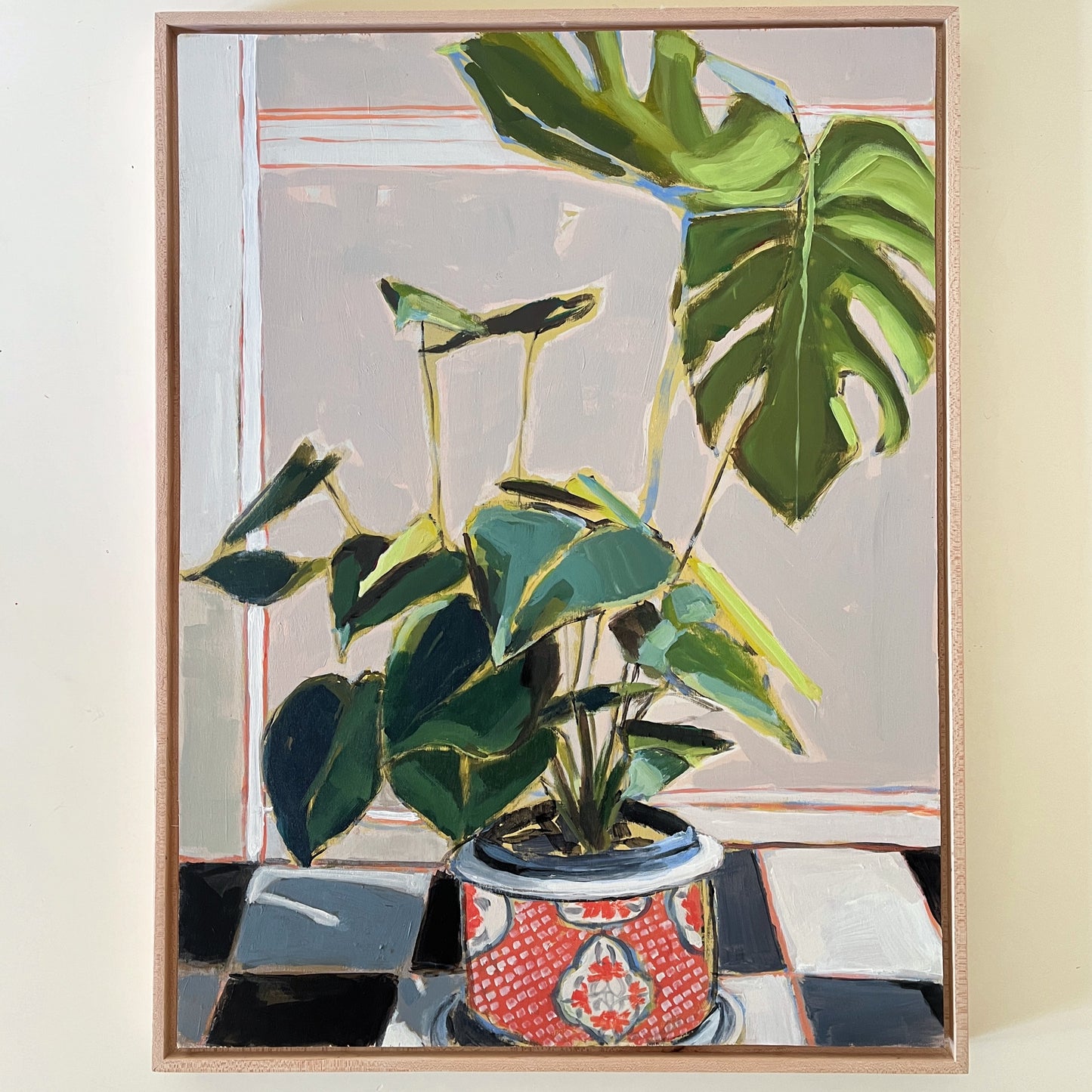 In the Kitchen, original still life painting by Maggie Stickney