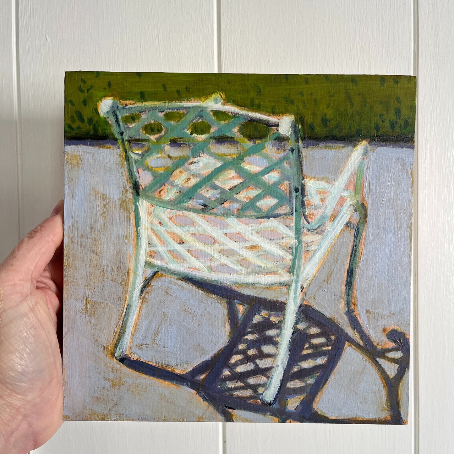 Been Chair Done That, original painting by Maggie Stickney