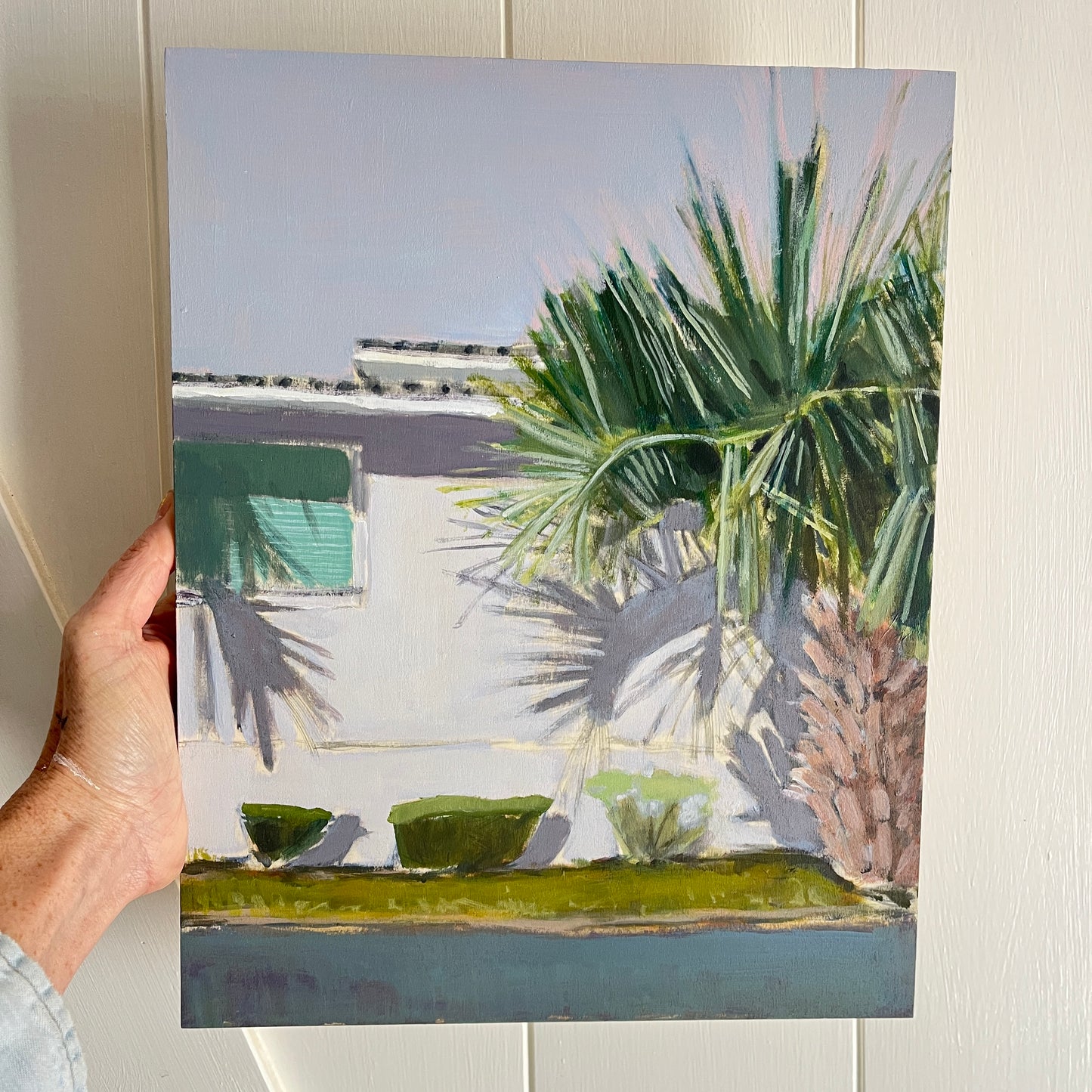 11:30, original landscape painting by Maggie Stickney