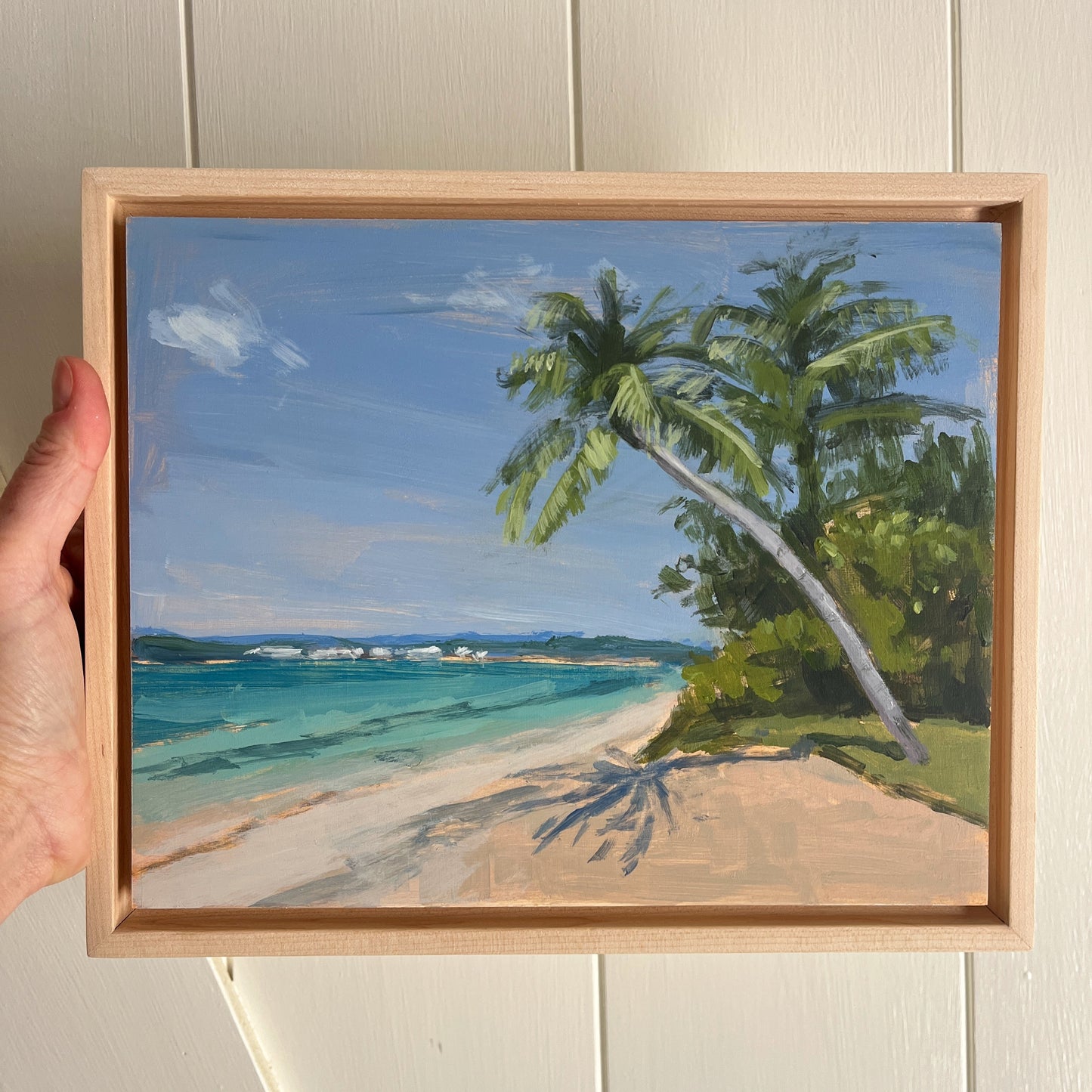 Lyford Cay no 1, original landscape painting by Maggie Stickney