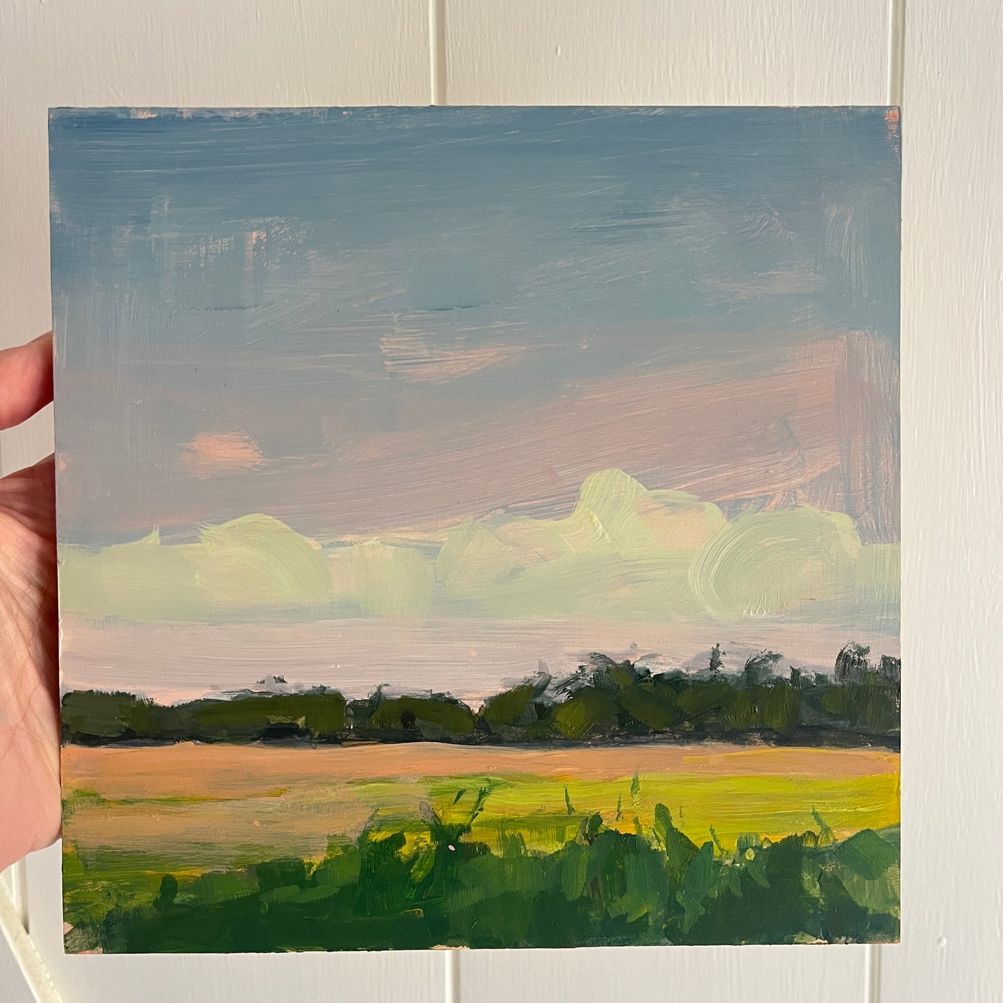Snapshot no 3, original landscape painting by Maggie Stickney