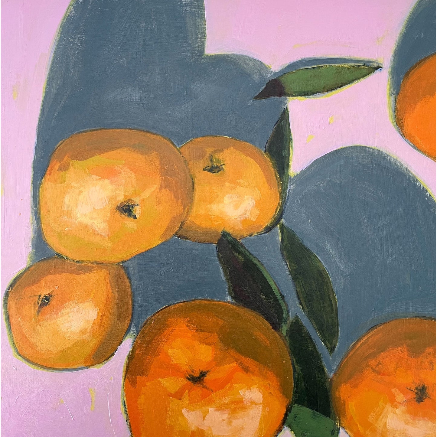 Satsuma Season in Lilac Print, fine art print by Maggie Stickney