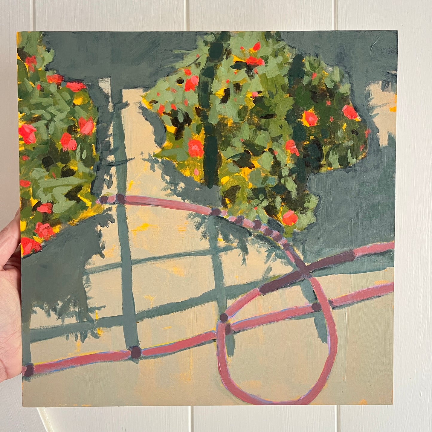 Sun Patients, original painting by Maggie Stickney