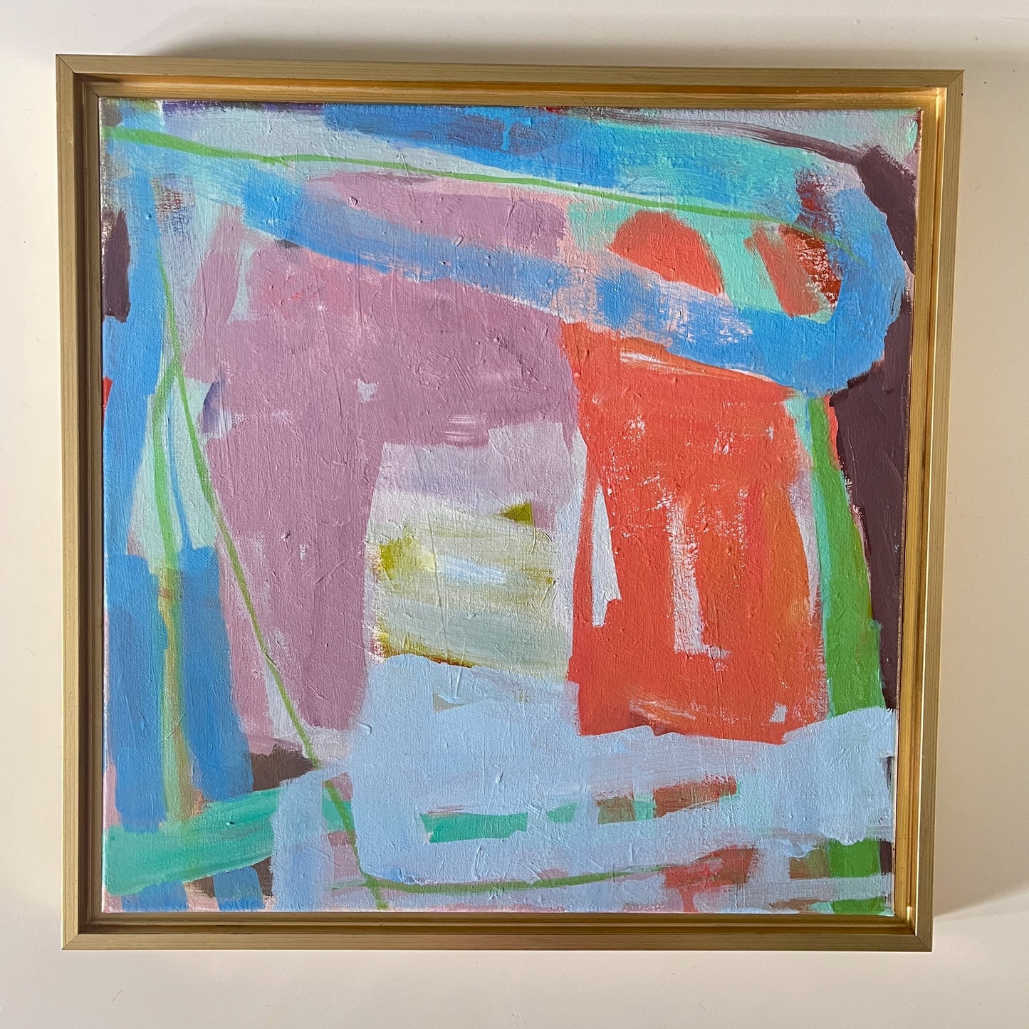 Bridge, original painting by Maggie Stickney