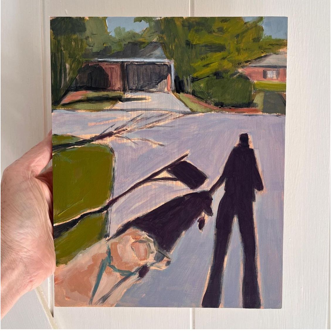 Morning Walk 3, original painting by Maggie Stickney