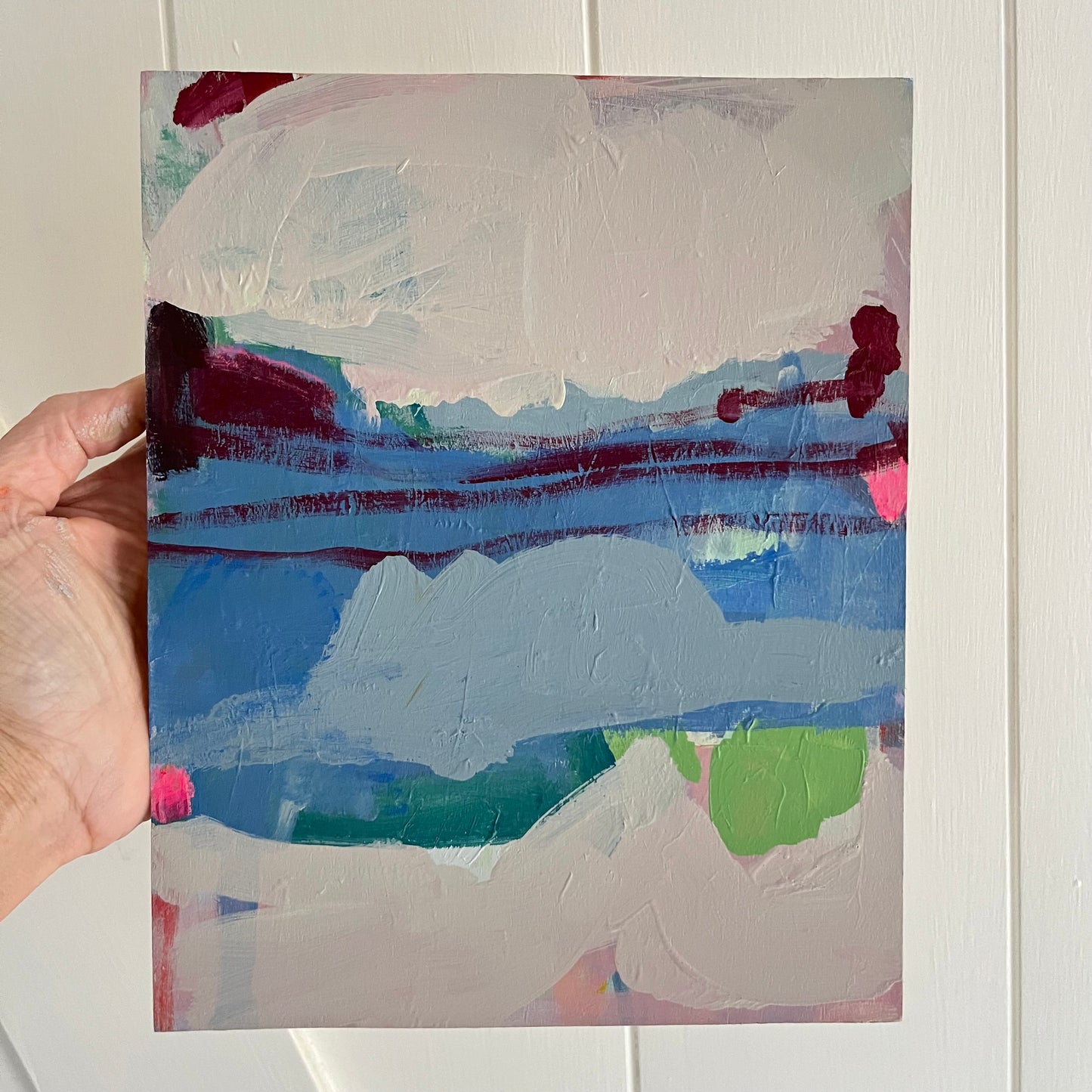 Brain Fog, original abstract painting by Maggie Stickney