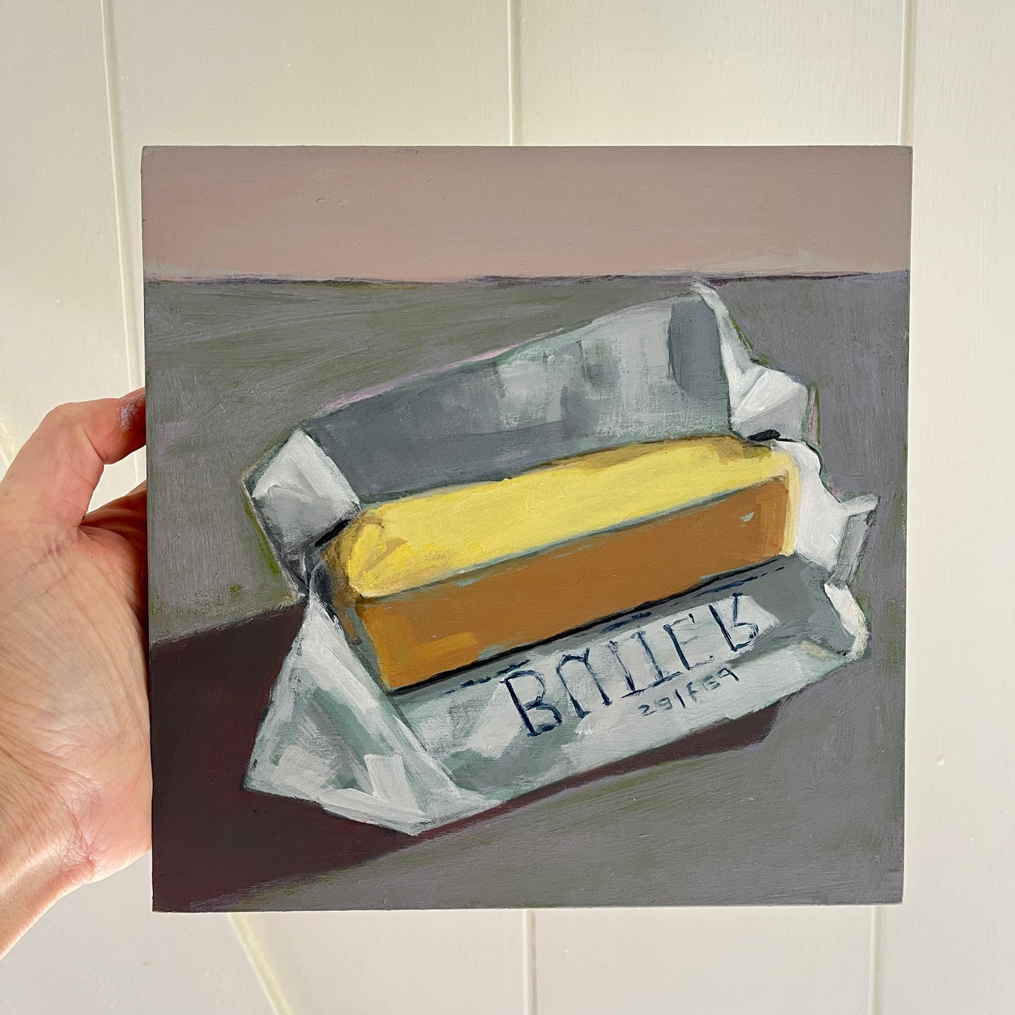 Butter Believe It, original painting by Maggie Stickney