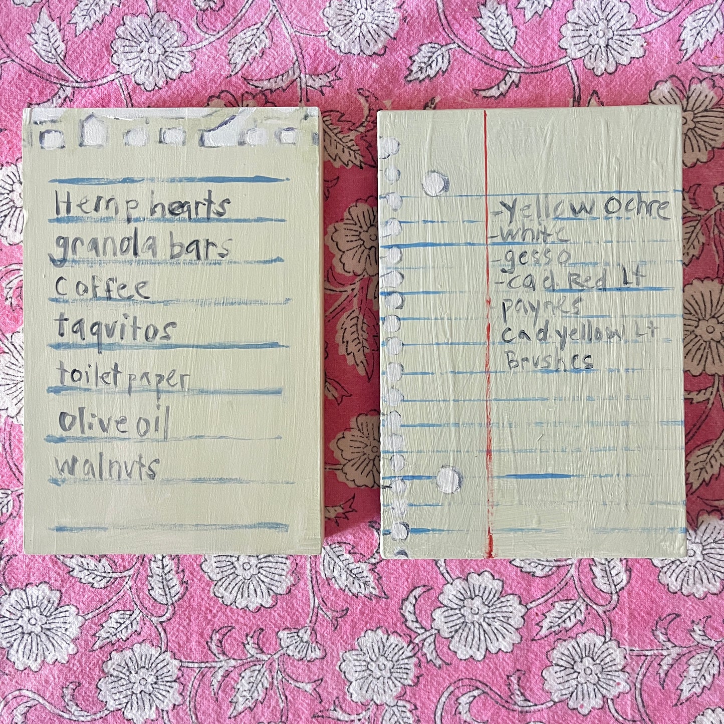 Custom List by Maggie Stickney, original painting