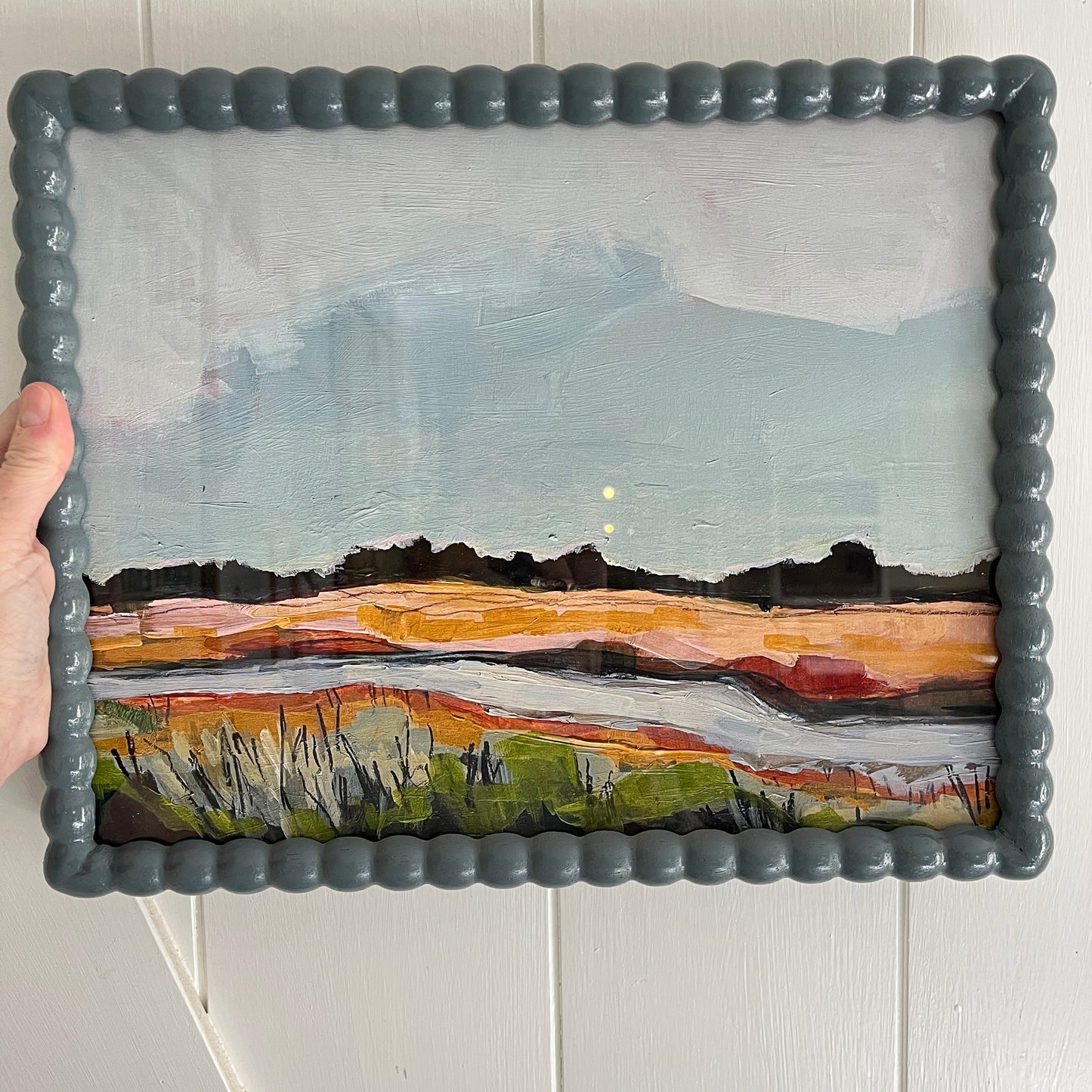 Framed Fall Marsh Print, fine art print by Maggie Stickney