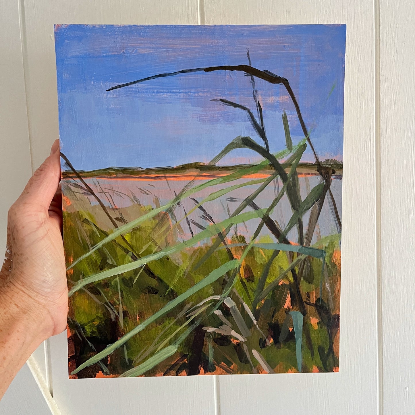 Delta no 2, original landscape painting by Maggie Stickney