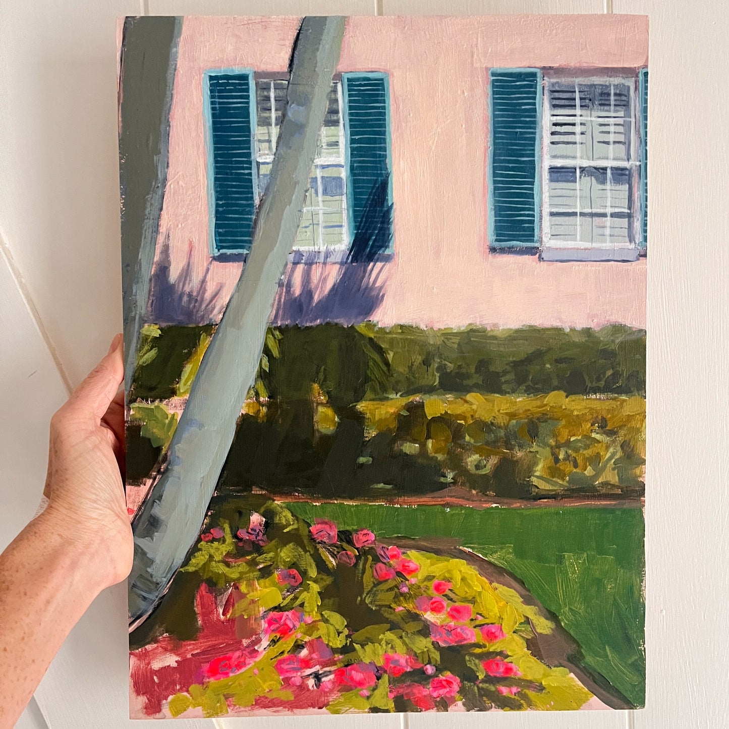 Siesta, original landscape painting by Maggie Stickney