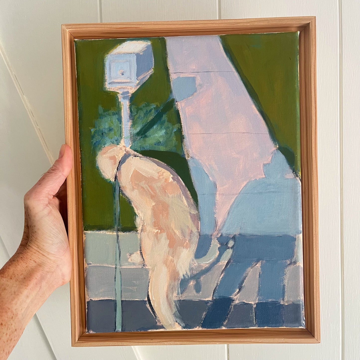 Morning Walk no 9, original painting by Maggie Stickney