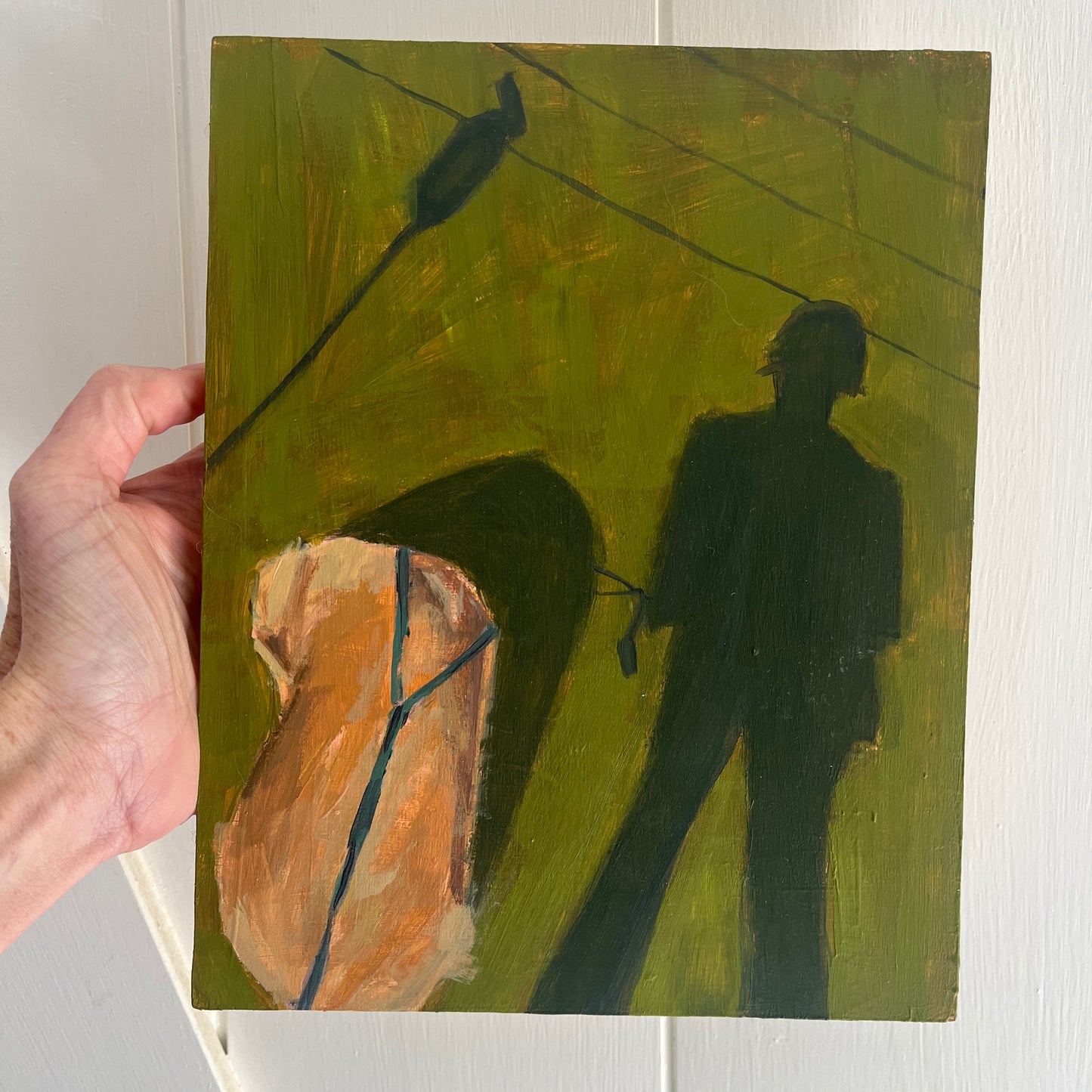 Morning Walk 8, original painting by Maggie Stickney