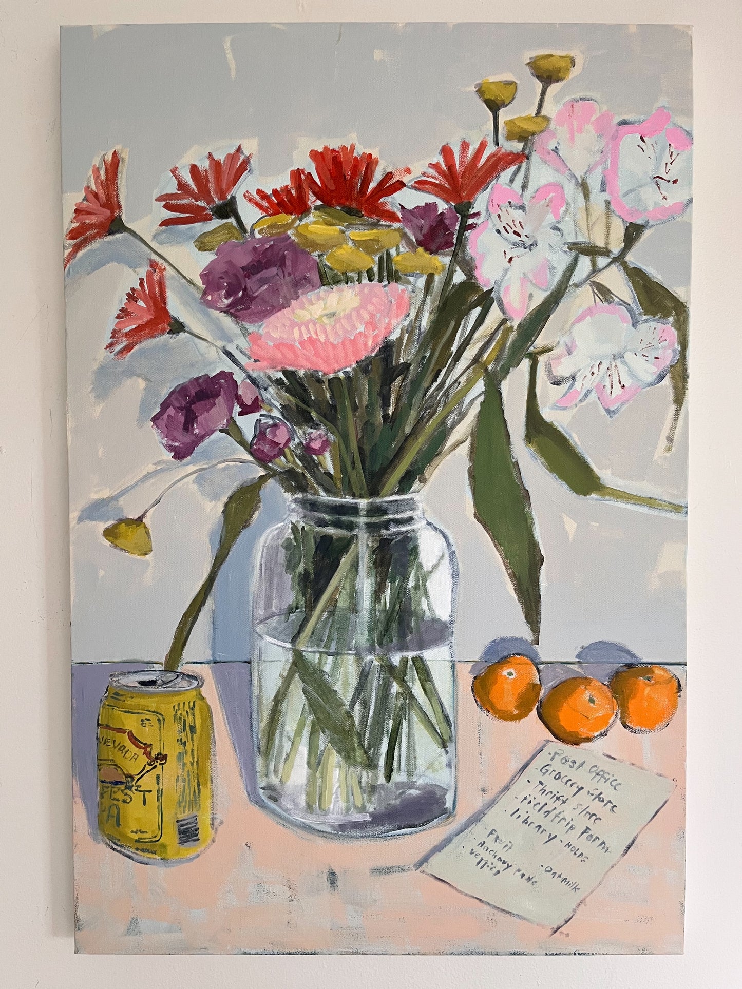 Peruvian Lilies in the Kitchen