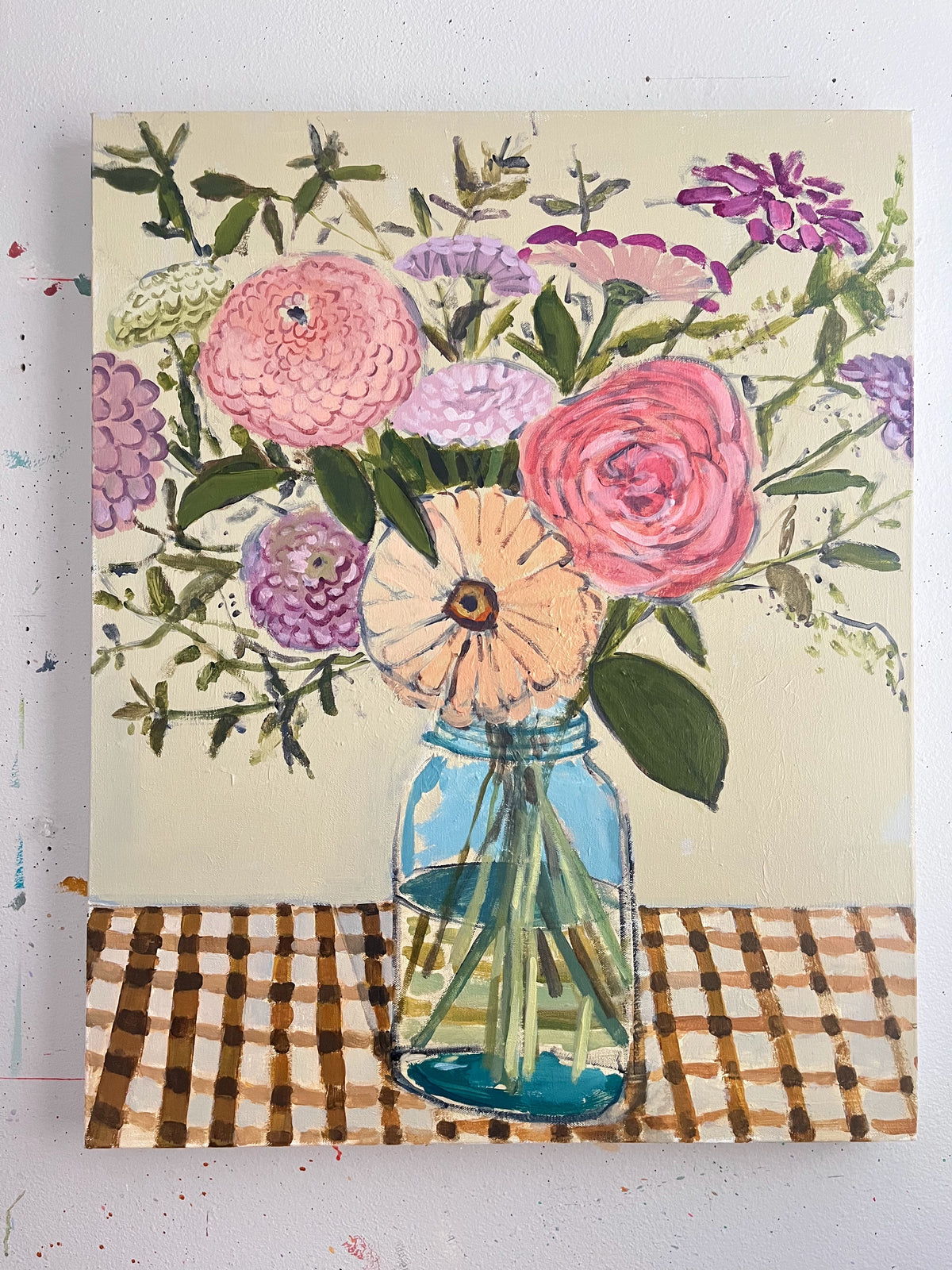 Flowers on the Kitchen Table