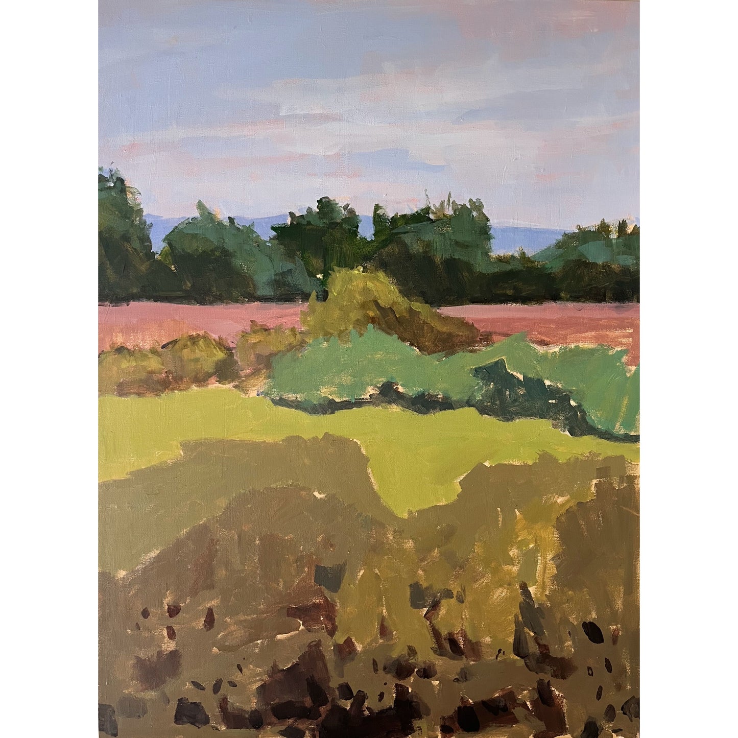 Field no 2, original painting by Maggie Stickney