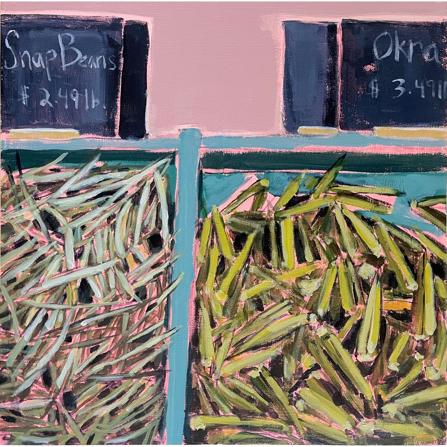 Gumbo, original painting by Maggie Stickney