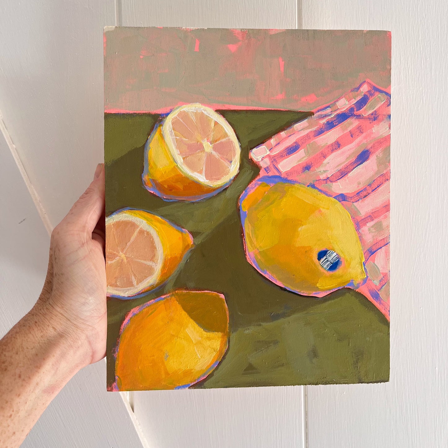 Two Half’s, original painting by Maggie Stickney