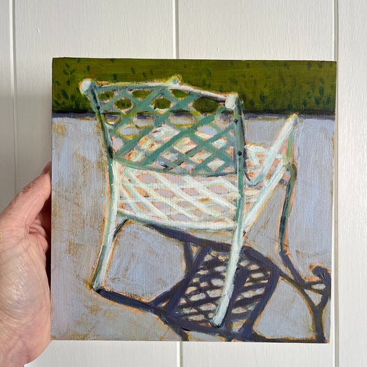 Been Chair Done That, original painting by Maggie Stickney