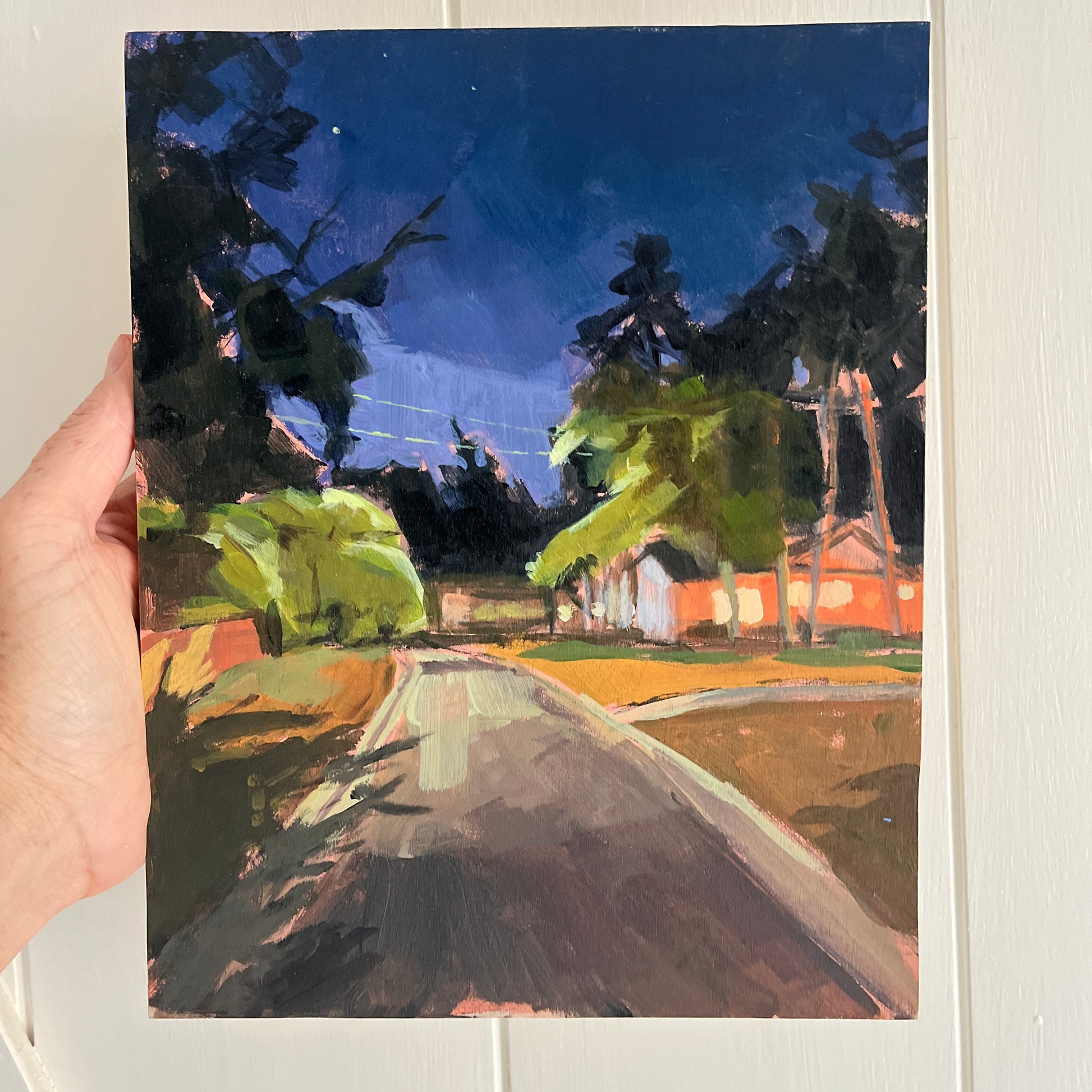 Sunday 6:56 ( Oct 16), original painting by Maggie Stickney
