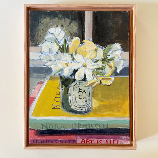 Gardenias, original painting by Maggie Stickney