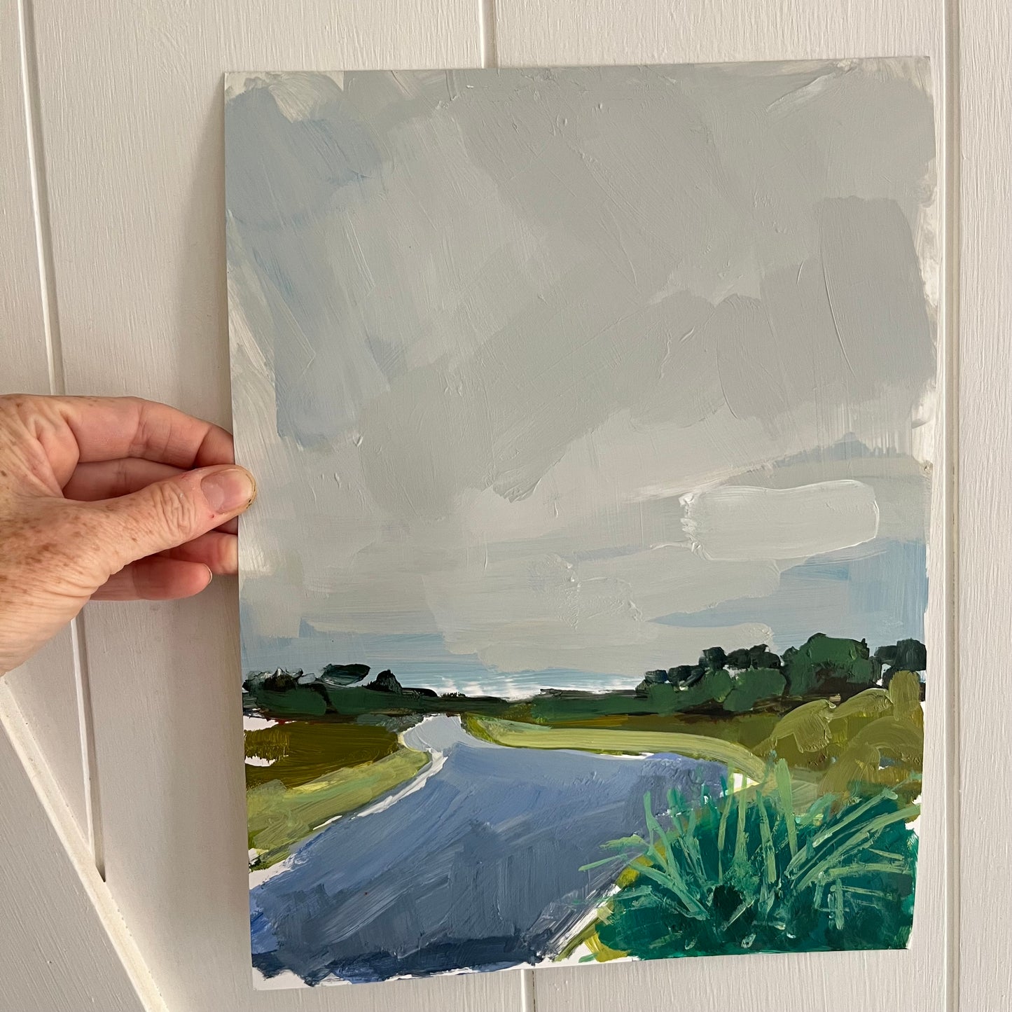 Gulf State Park no 7, original landscape painting by Maggie Stickney