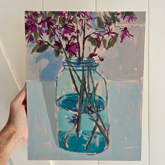 Lorepetelum, original animal painting by Maggie Stickney