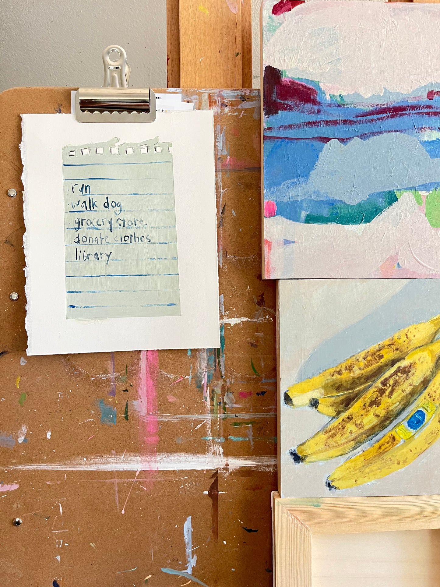Custom To Do List, original still life painting by Maggie Stickney