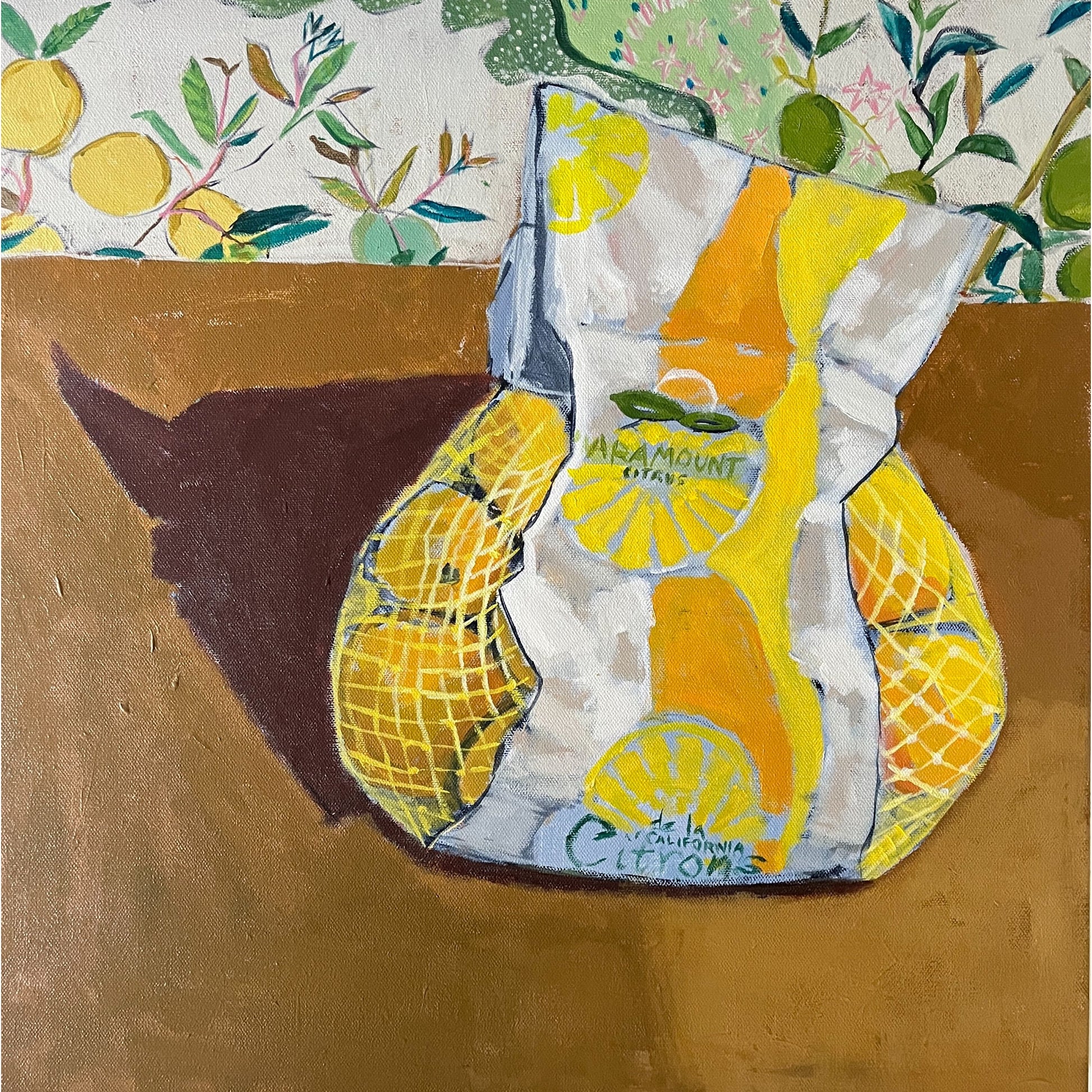 Summer Lemons, original painting by Maggie Stickney