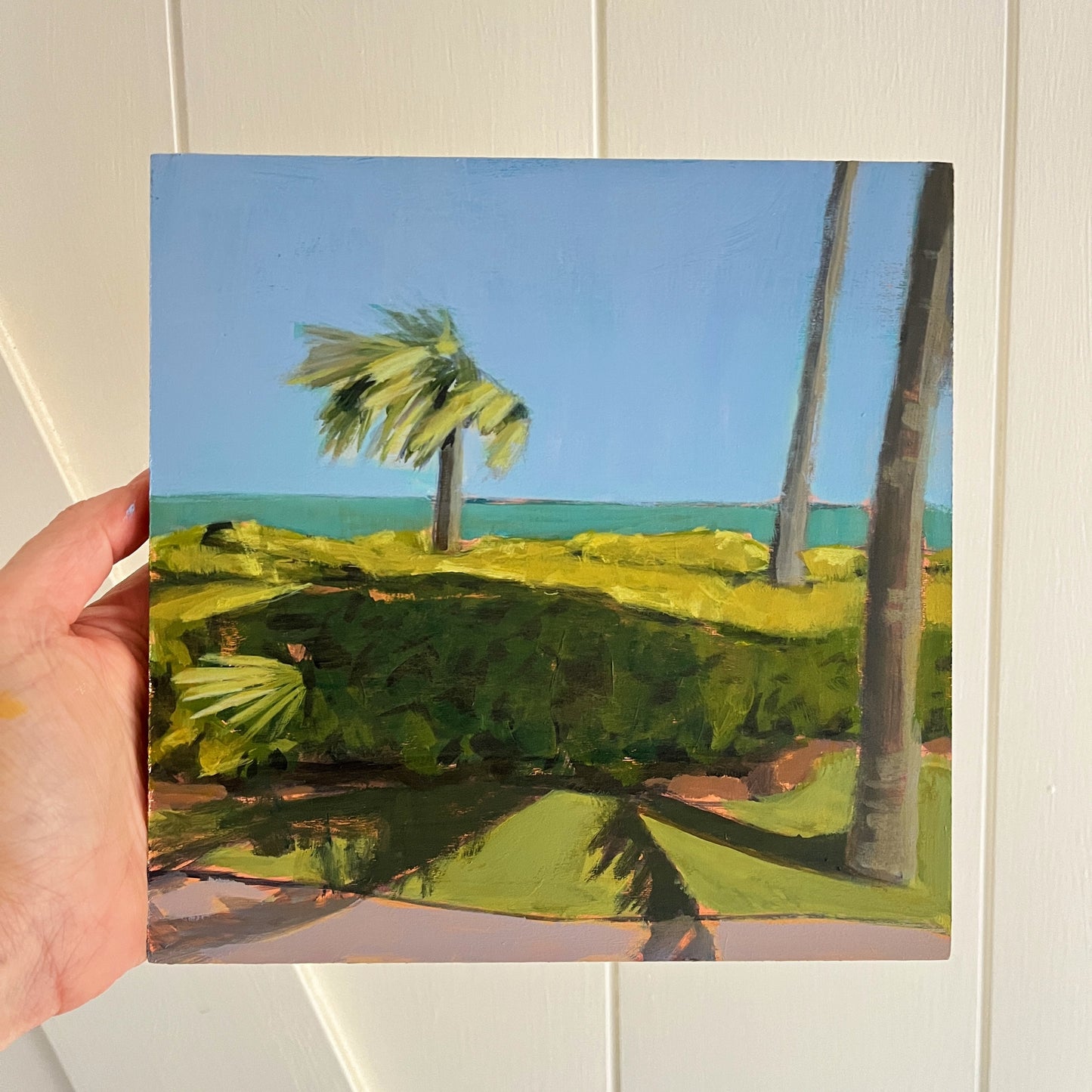Ocean Light Study no 11, original landscape painting by Maggie Stickney
