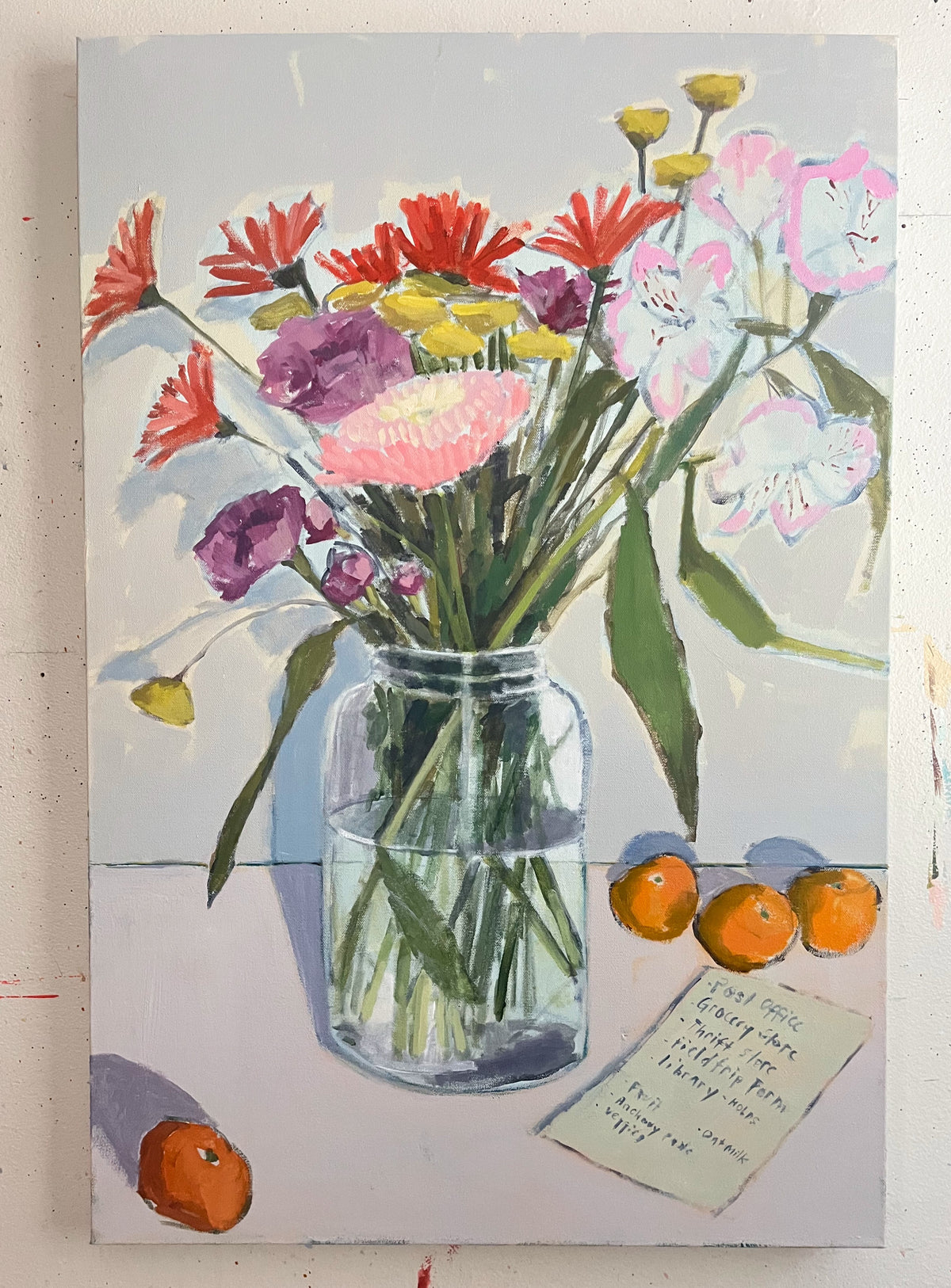 Peruvian Lilies in the Kitchen