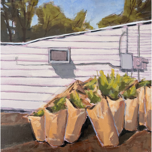 Ferns, original painting by Maggie Stickney