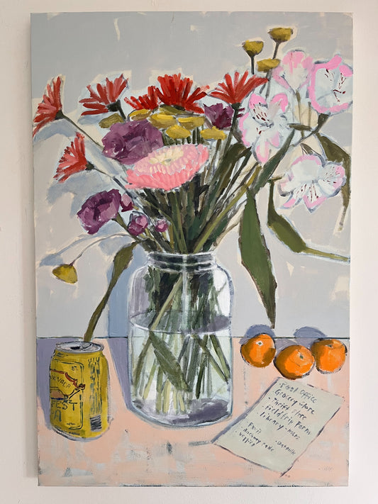 Peruvian Lilies in the Kitchen