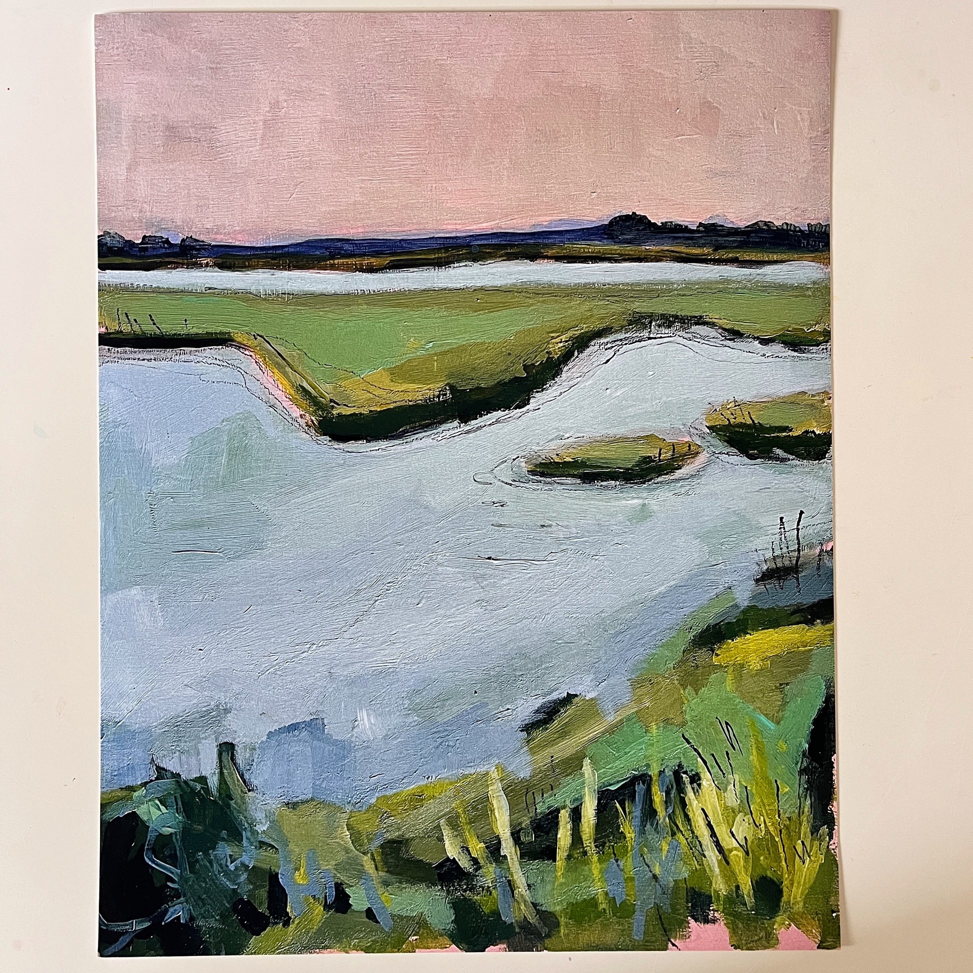 Meander Print, fine art print by Maggie Stickney