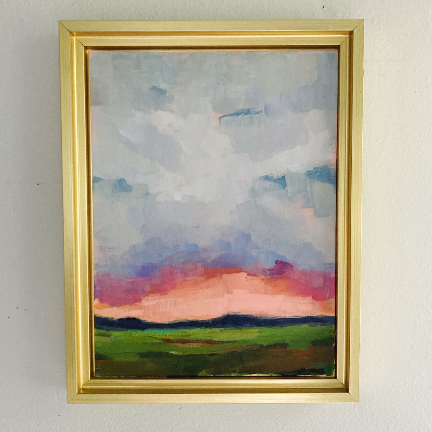Last Light, original landscape painting by Maggie Stickney