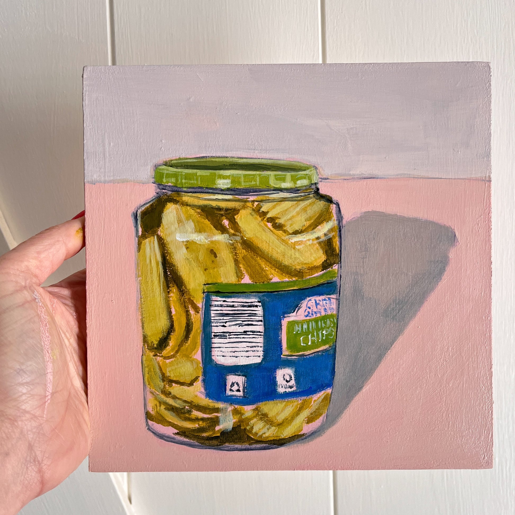 Pickles, original painting by Maggie Stickney