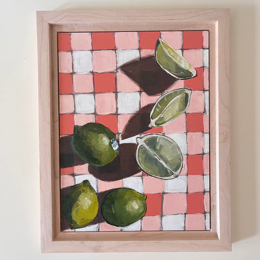 Lime Thirty, original still life painting by Maggie Stickney