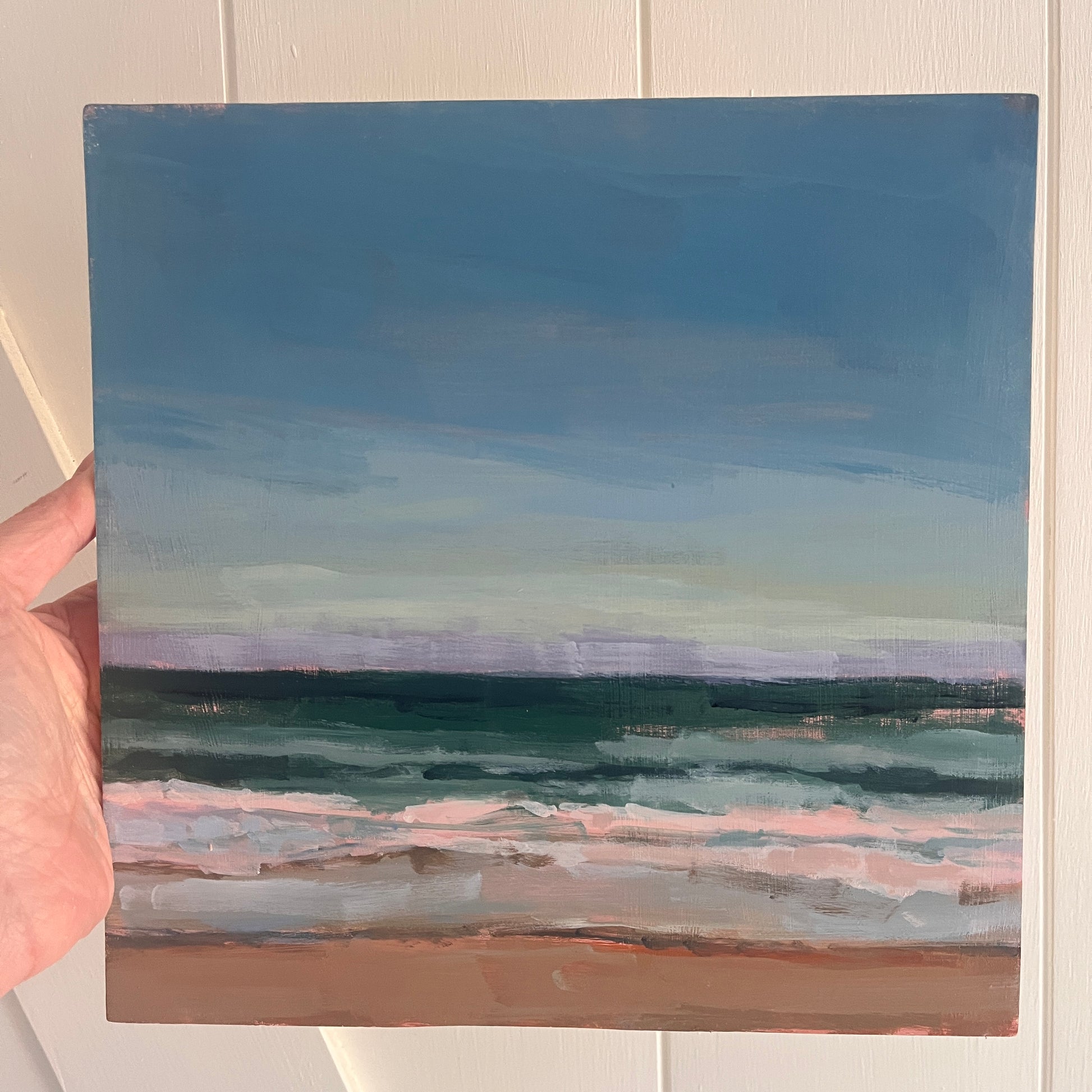 Ocean Light Study no 1, original landscape painting by Maggie Stickney
