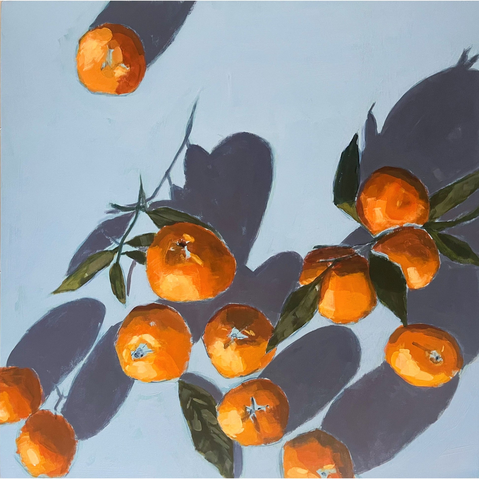 Harvest Before The Freeze Part 2, original painting by Maggie Stickney