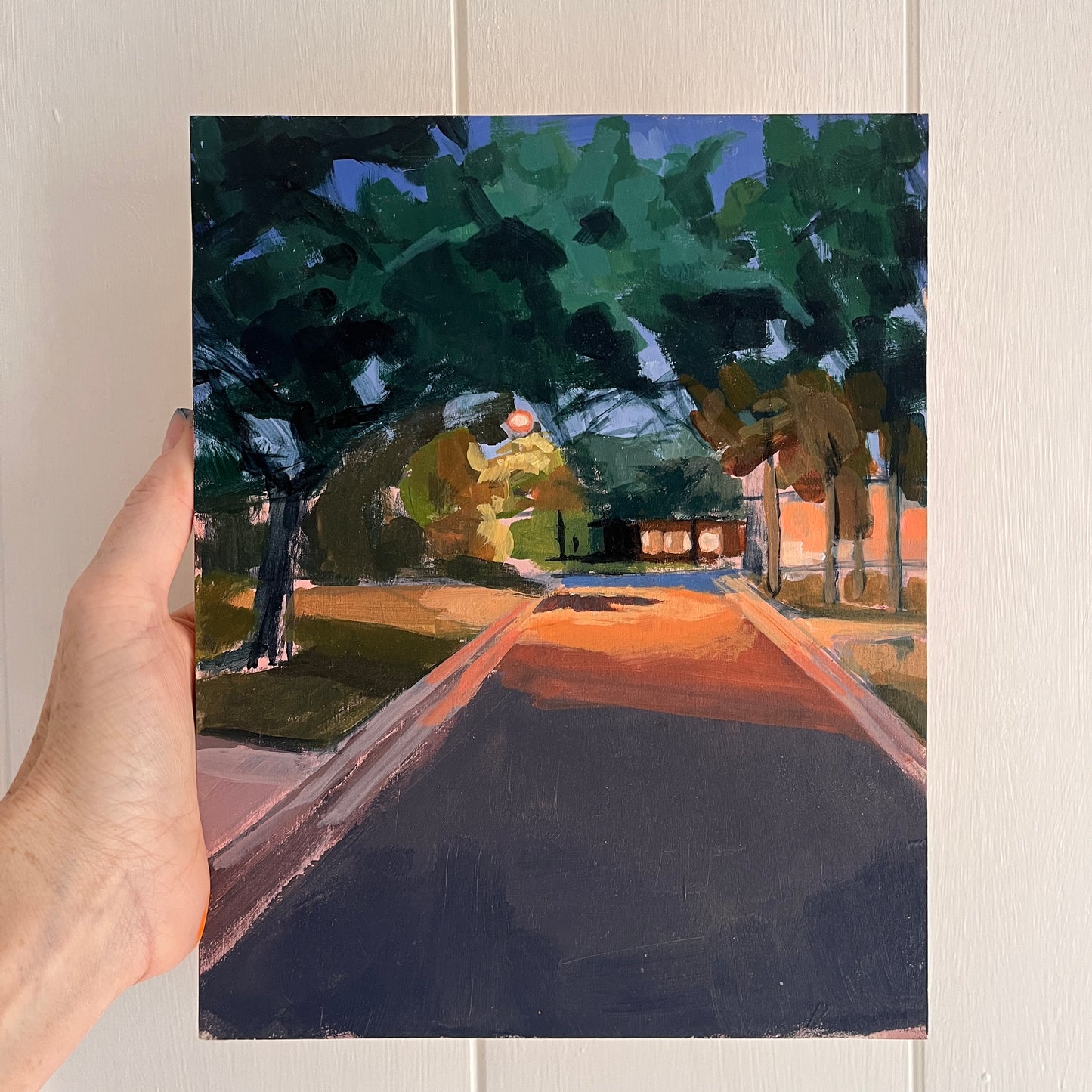7:04 ( September 30), original painting by Maggie Stickney