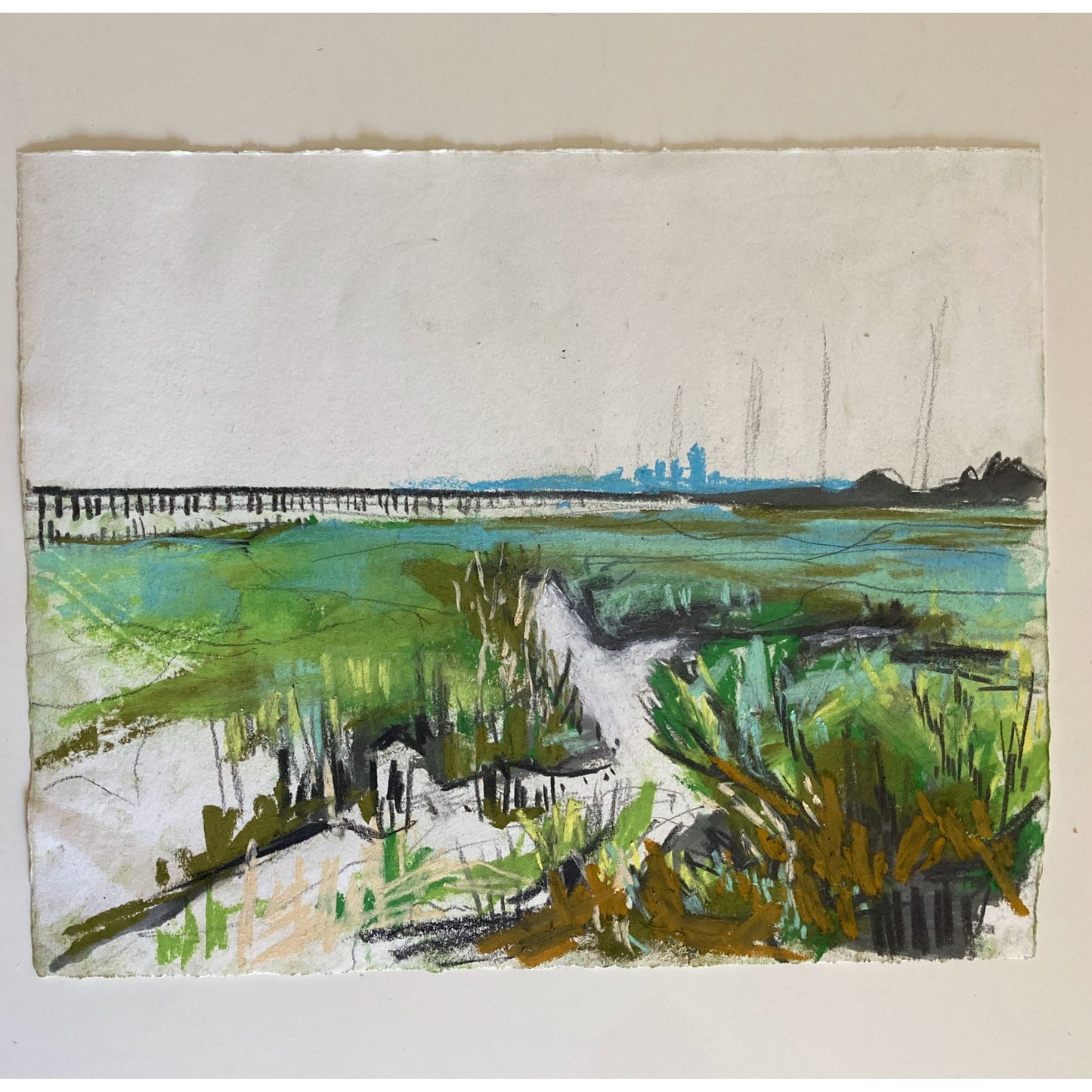 Ed’s Shed, original painting by Maggie Stickney