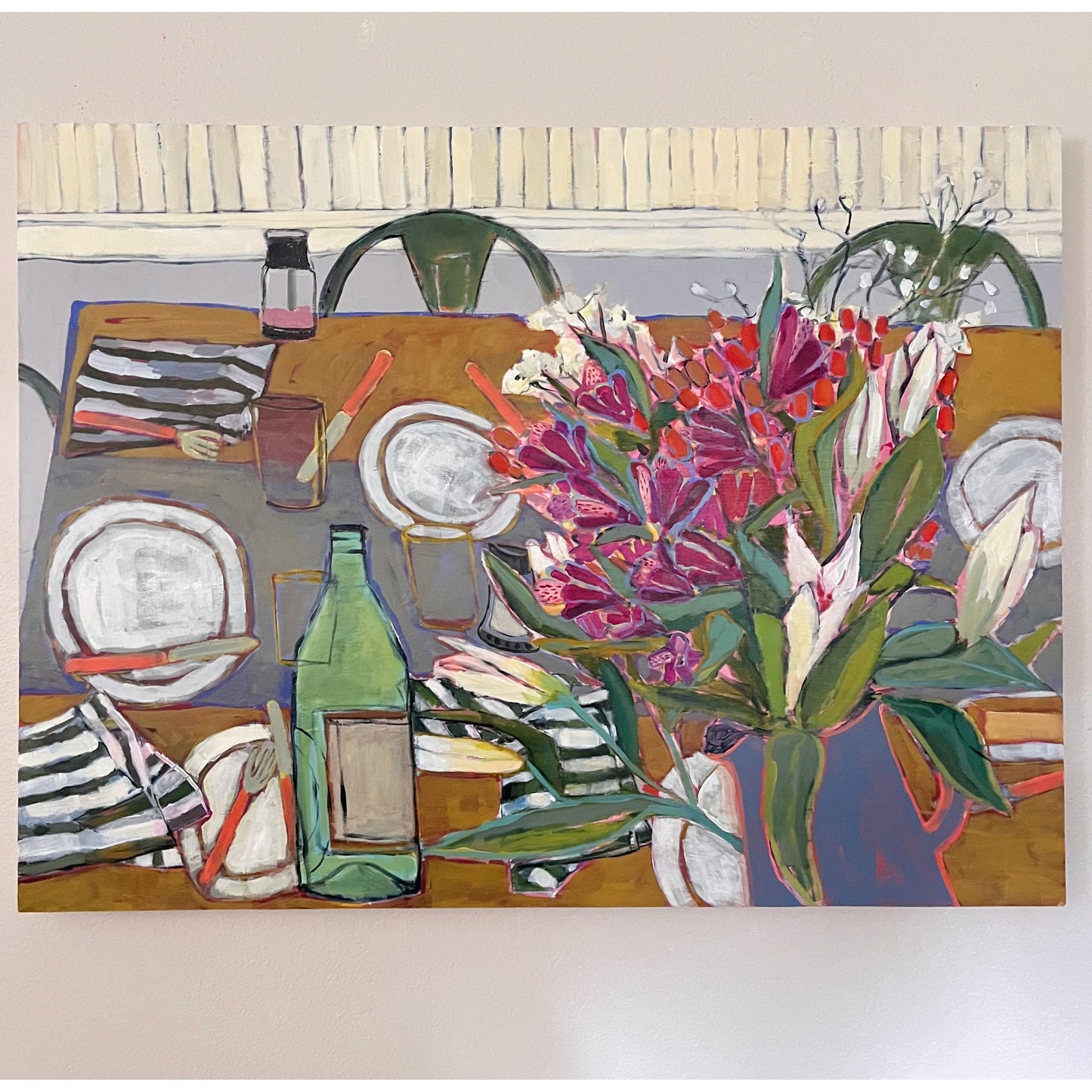 Pass the Salt, original painting by Maggie Stickney