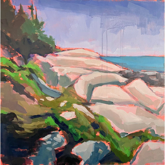 Morning Hike no 1, original painting by Maggie Stickney